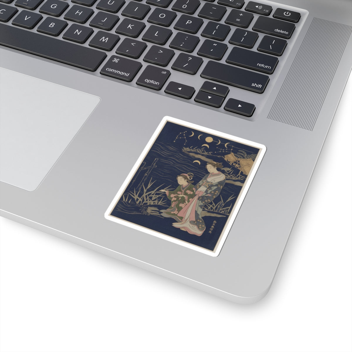 Celestial — Two Young Ladies At The Shore — Kiss-Cut Sticker