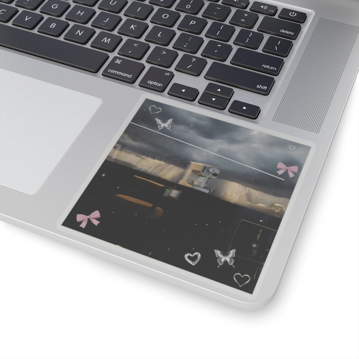 Dramatic Storm — Kitchen — Kiss-Cut Sticker
