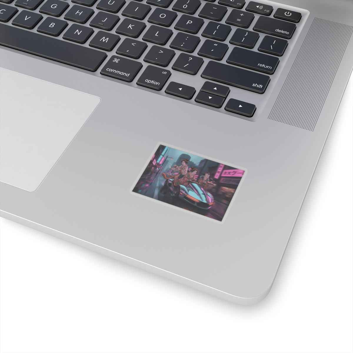 Fast Furious — Two Young Ladies Having Tea Attended By Elderly Servant — Kiss-Cut Sticker