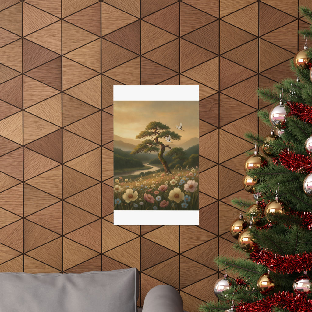 Scenic Nature — Picture Book Of Amusements Of The Eastern Capital (Ehon Azuma Asobi) — Matte Poster