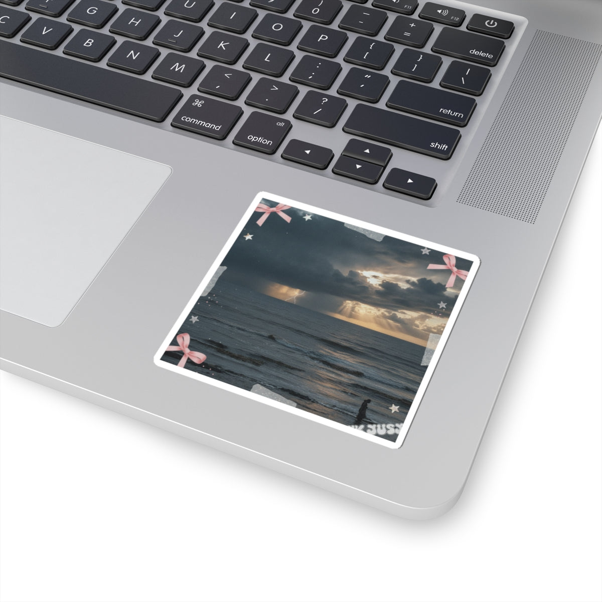 Dramatic Storm — Person — Kiss-Cut Sticker