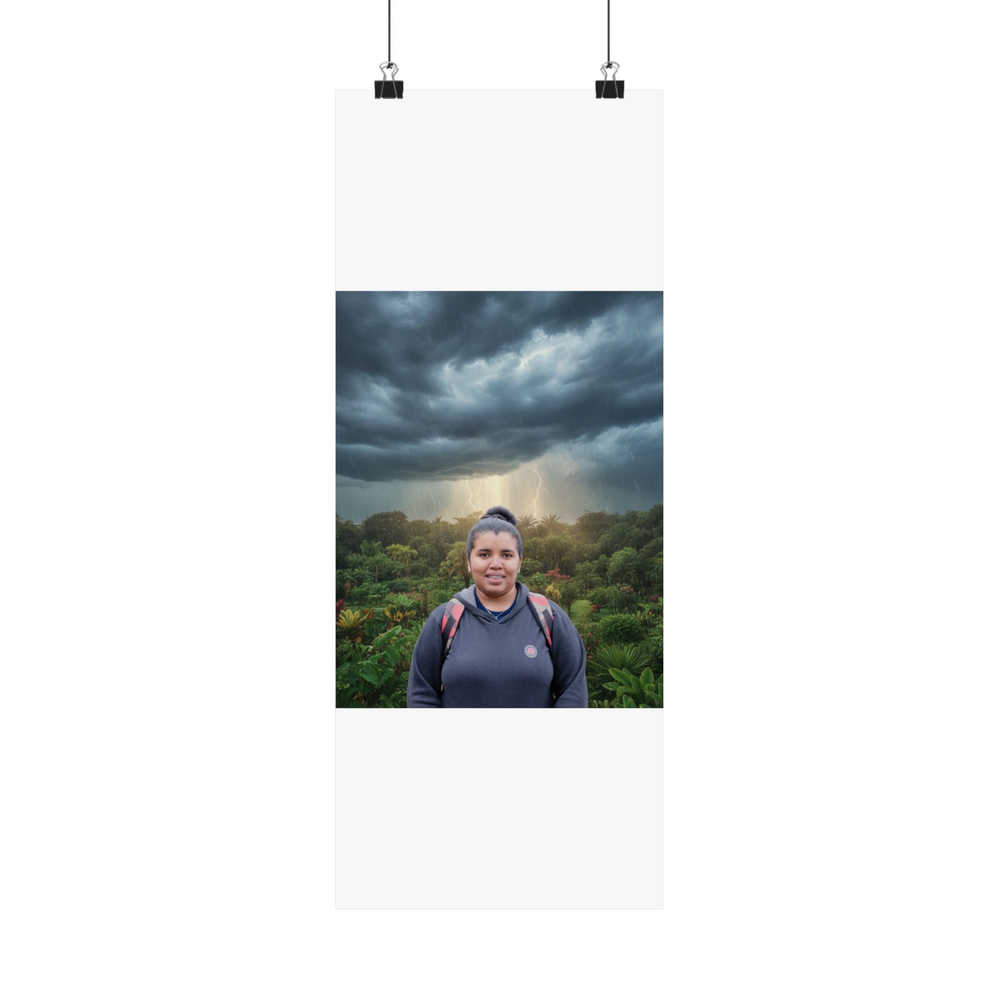 Dramatic Storm — Person — Matte Poster — Poster 2