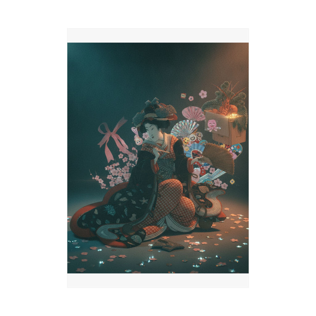 Cinematic — Courtesan And New Year Decoration — Matte Poster
