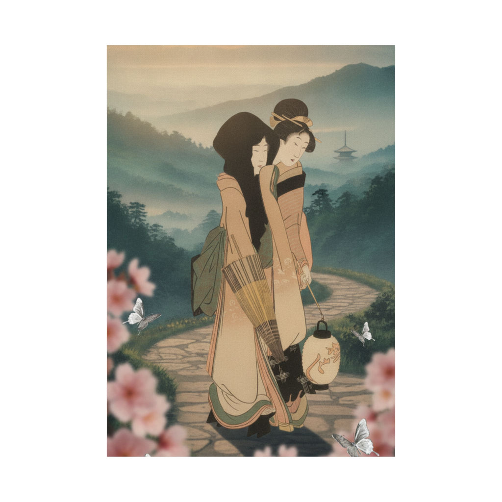 Scenic Nature — “Geisha” From The Series Three Amusements Of Contemporary Beauties (Tōsei Bijin  — Matte Poster