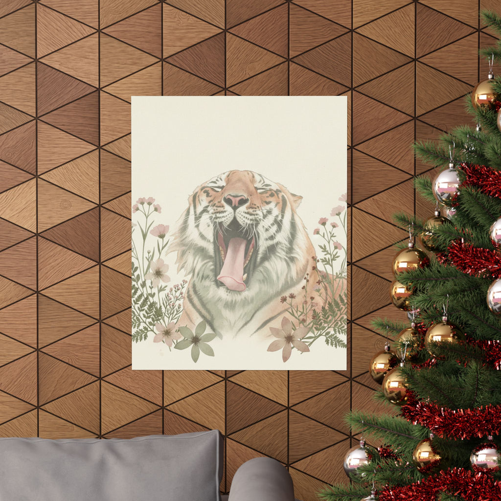 Botanical — Tiger — Matte Poster
