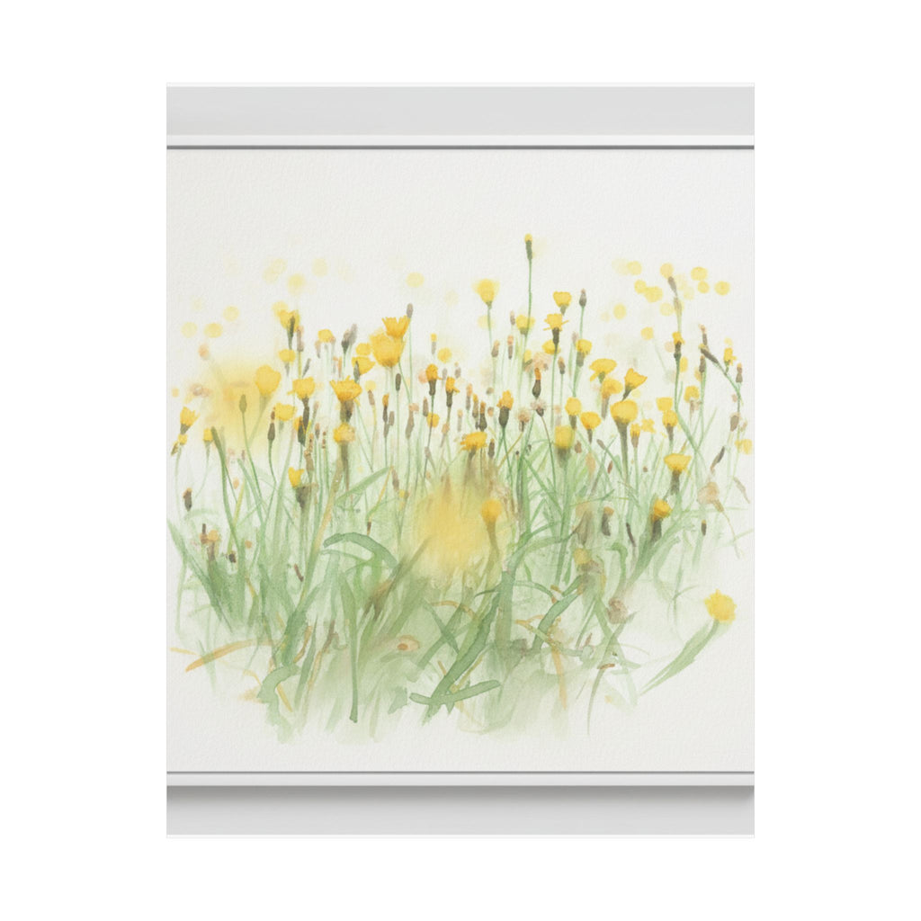 Watercolor — Flower — Matte Poster