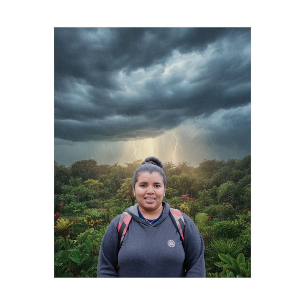 Dramatic Storm — Person — Matte Poster — Poster 2