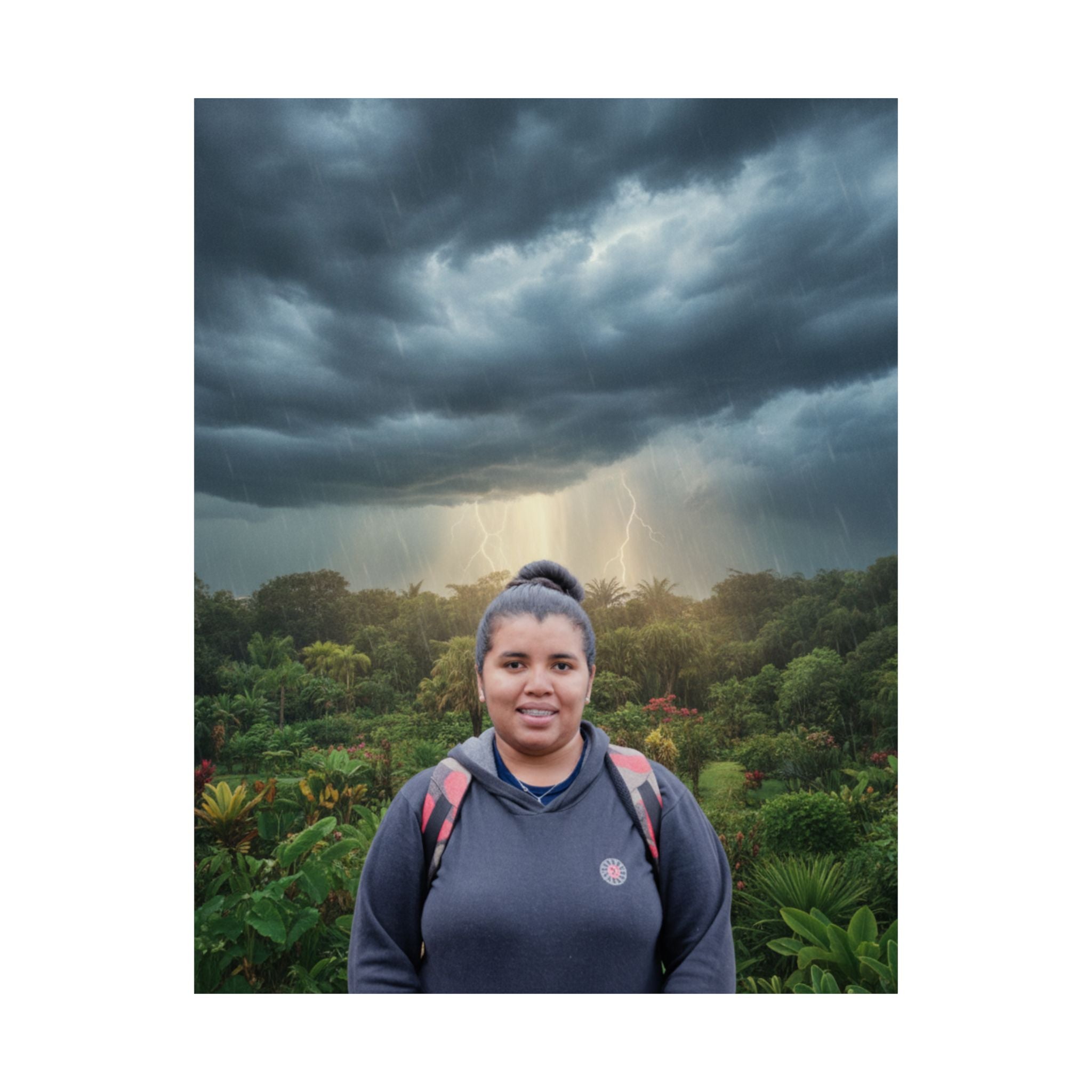 Dramatic Storm — Person — Matte Poster — Poster 2