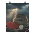 Dramatic Storm — Fire-Holder And Tea-Box — Matte Poster