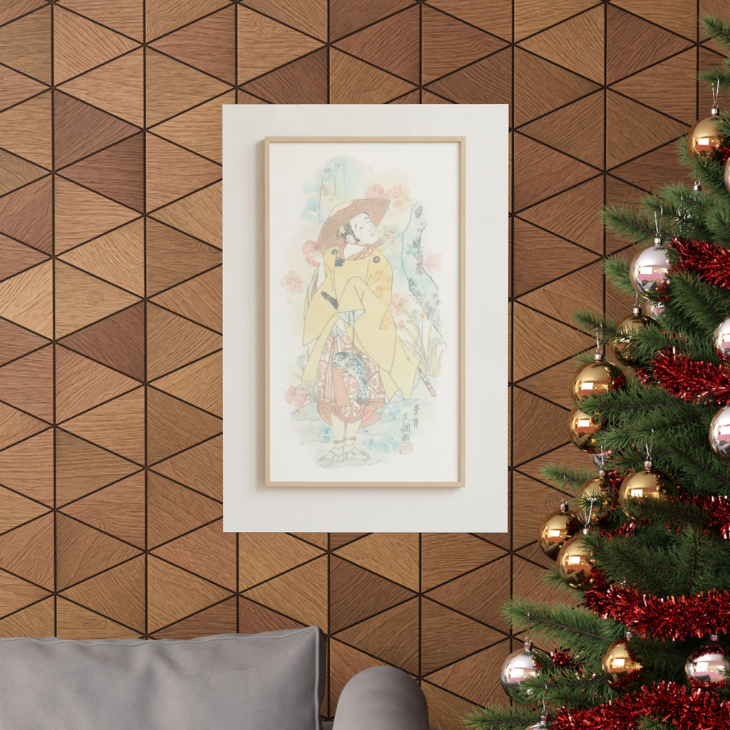 Watercolor — Arashi Otohachi I — Matte Poster