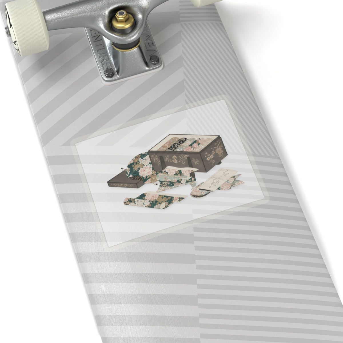 Ecommerce Main — Box With Draperies — Kiss-Cut Sticker