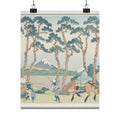 Watercolor — Hodogaya On The Tōkaidō (Tōkaidō Hodogaya), From The Series Thirty-Six Views Of  — Matte Poster