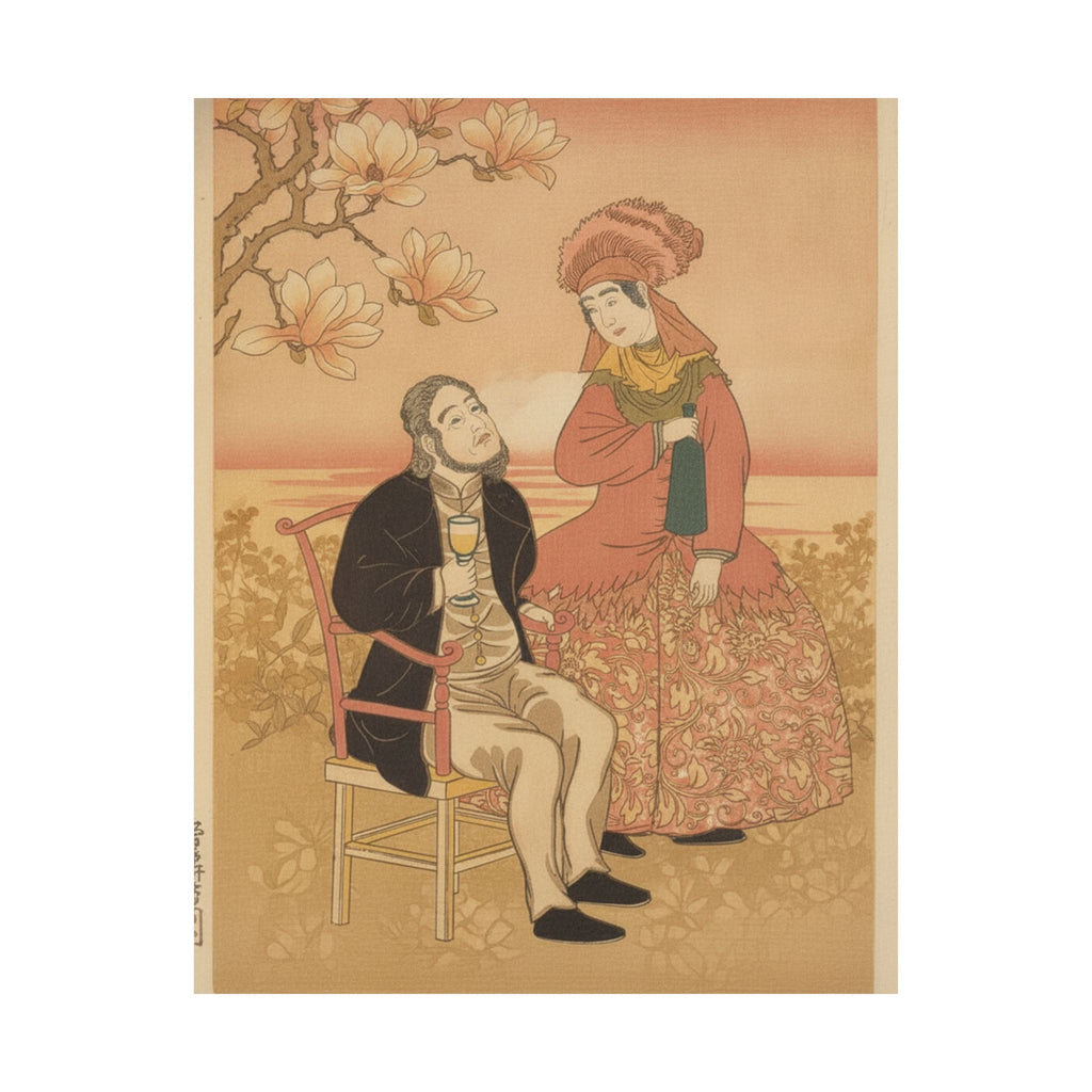 Southern Sunset — France, From The Series Pictures Of People From Foreign Lands (Gaikoku Jinbutsu  — Matte Poster