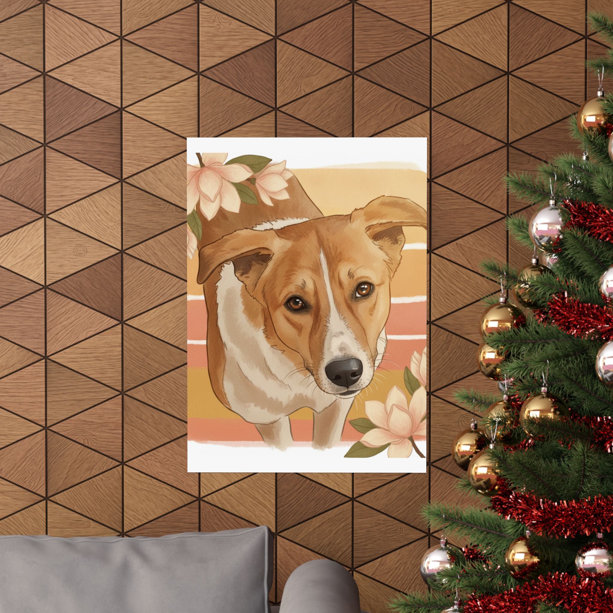 Southern Sunset — Dog — Matte Poster