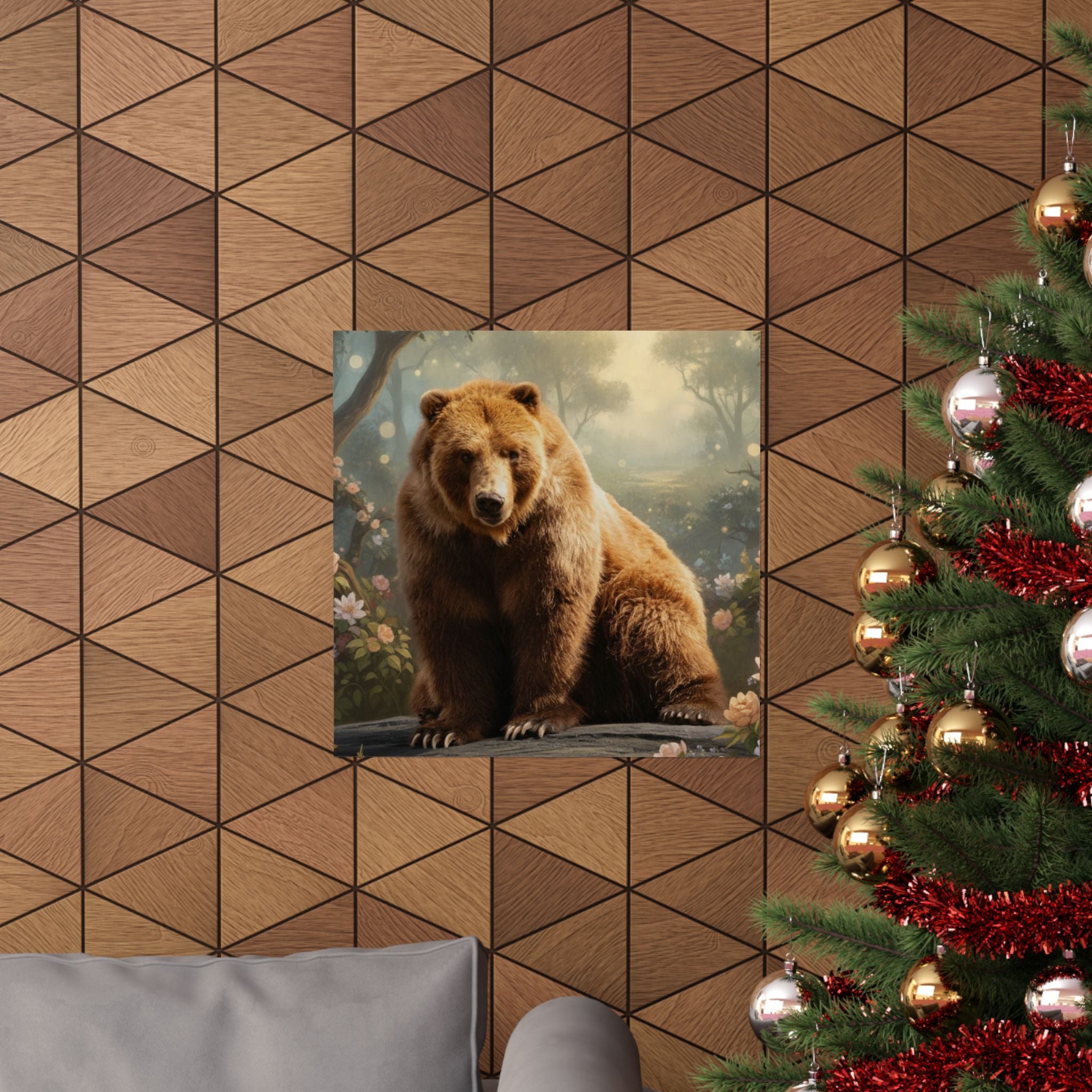 Scenic Nature — Bear — Matte Poster