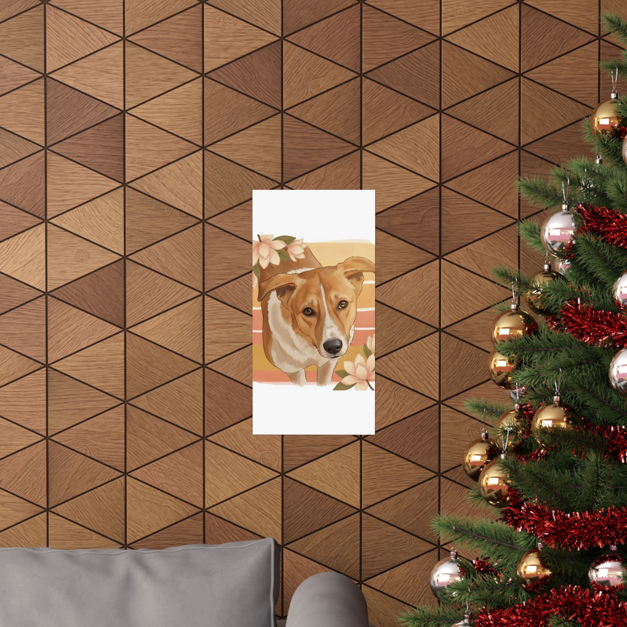Southern Sunset — Dog — Matte Poster