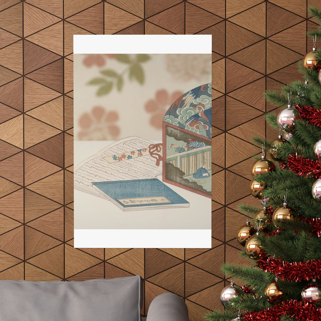 Product Marketing — Box And Books — Matte Poster