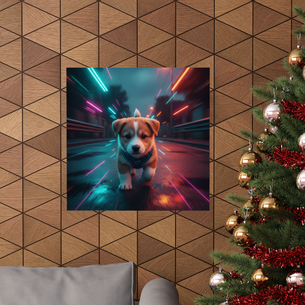 Fast Furious — Dog — Matte Poster