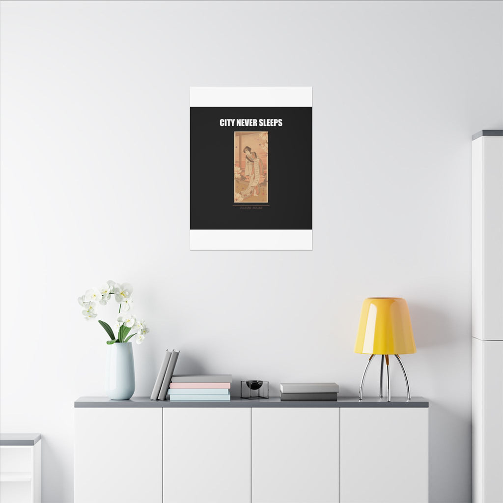 STREET CERTIFIED | The Second Yamashito Kinsaku As A Courtesan Standing In A Room — Matte Canvas