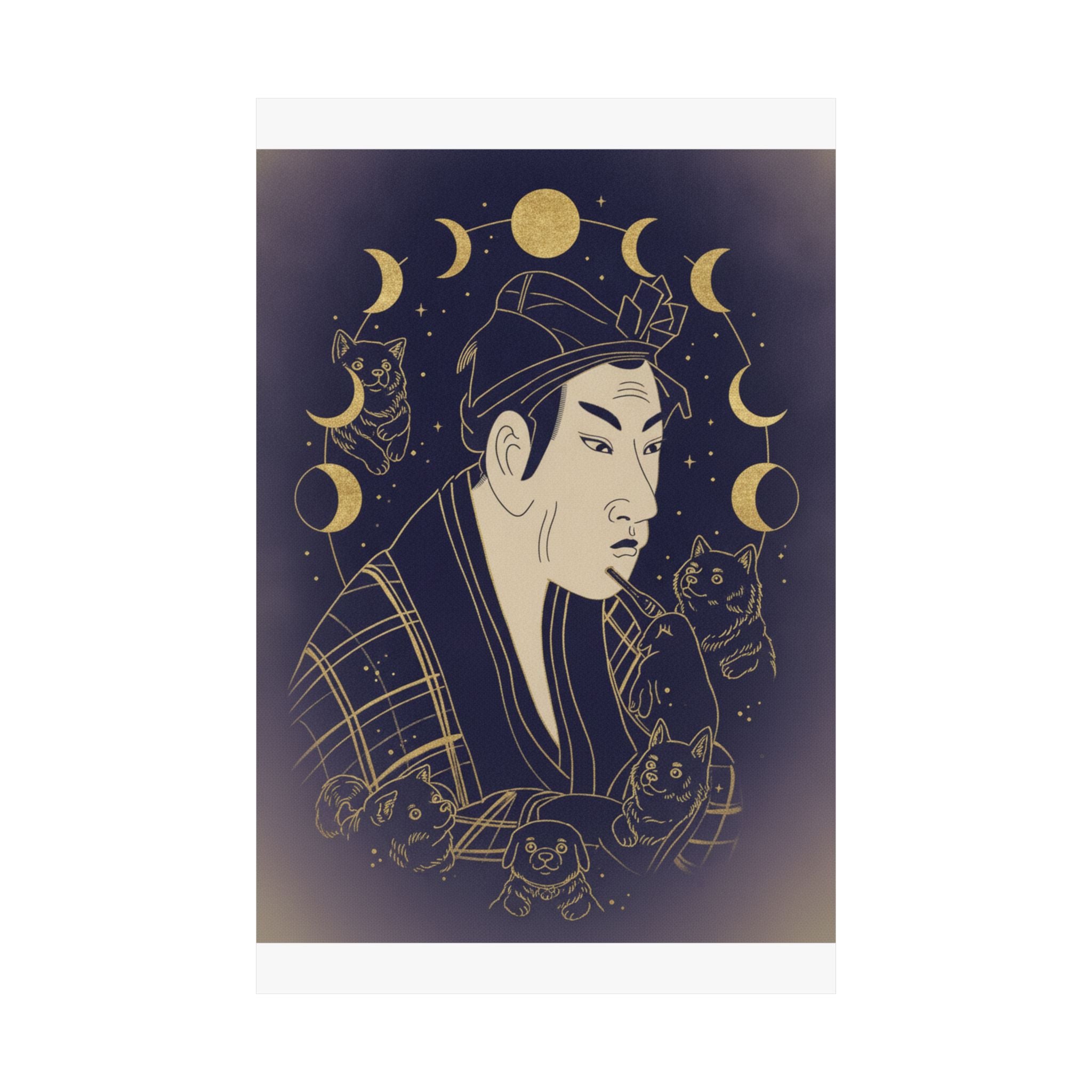 Celestial — The Actor Matsumoto Koshiro As Banzuin Chobei — Matte Poster