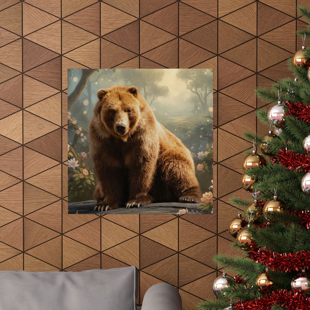 Scenic Nature — Bear — Matte Poster