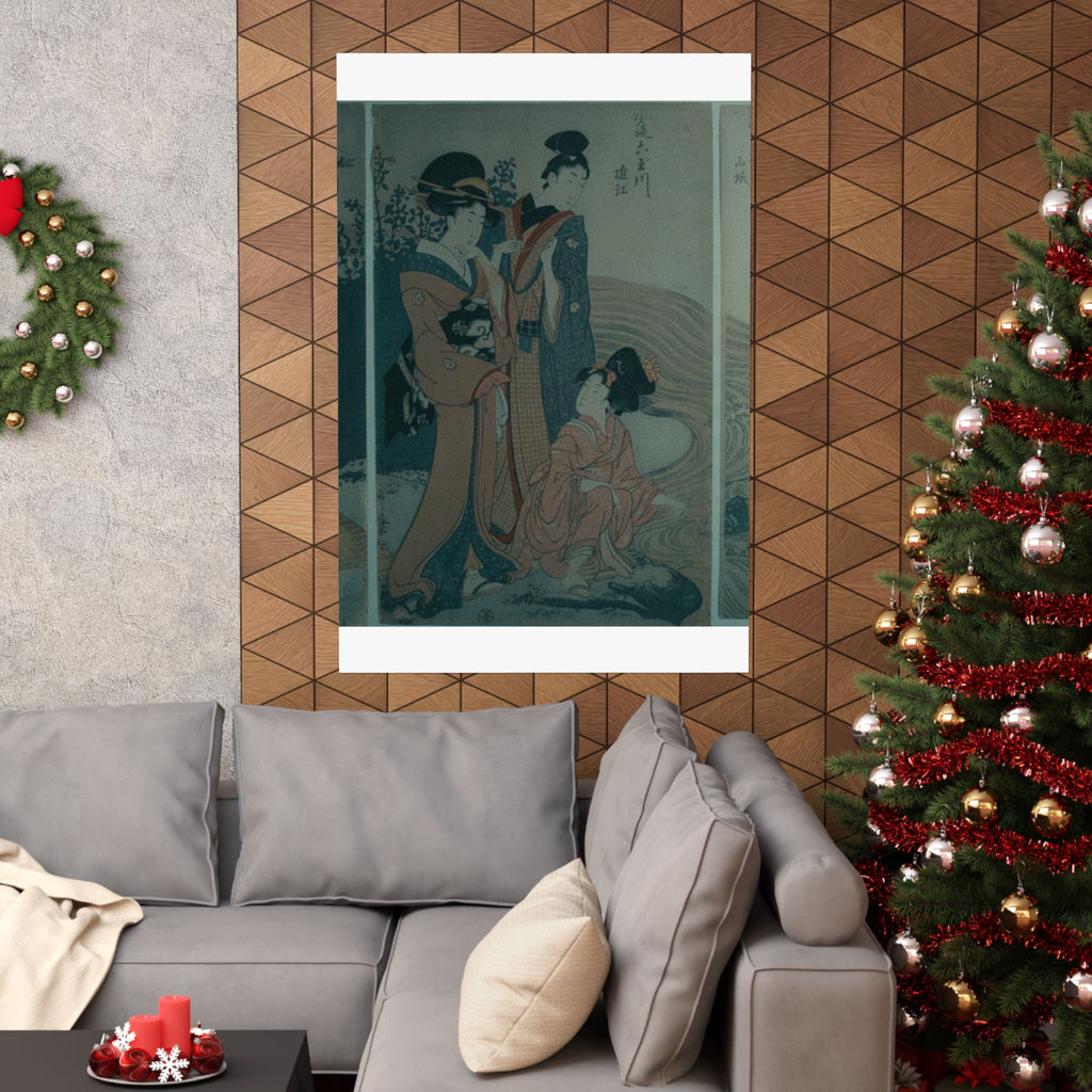 Cinematic — Women And Children On The Banks Of A Stream — Matte Poster