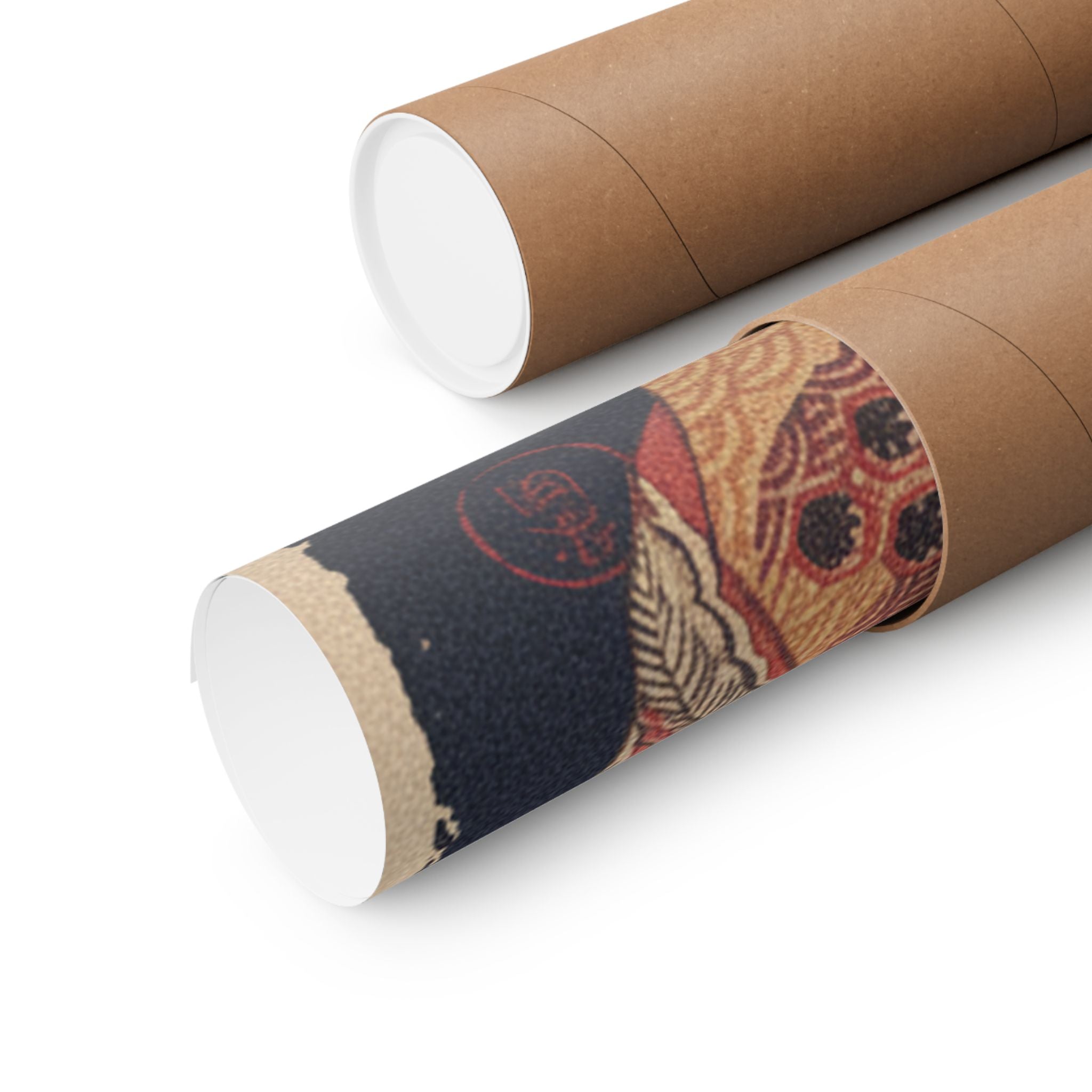 Japanese Street — Courtesan With Branch Of Seri — Matte Poster