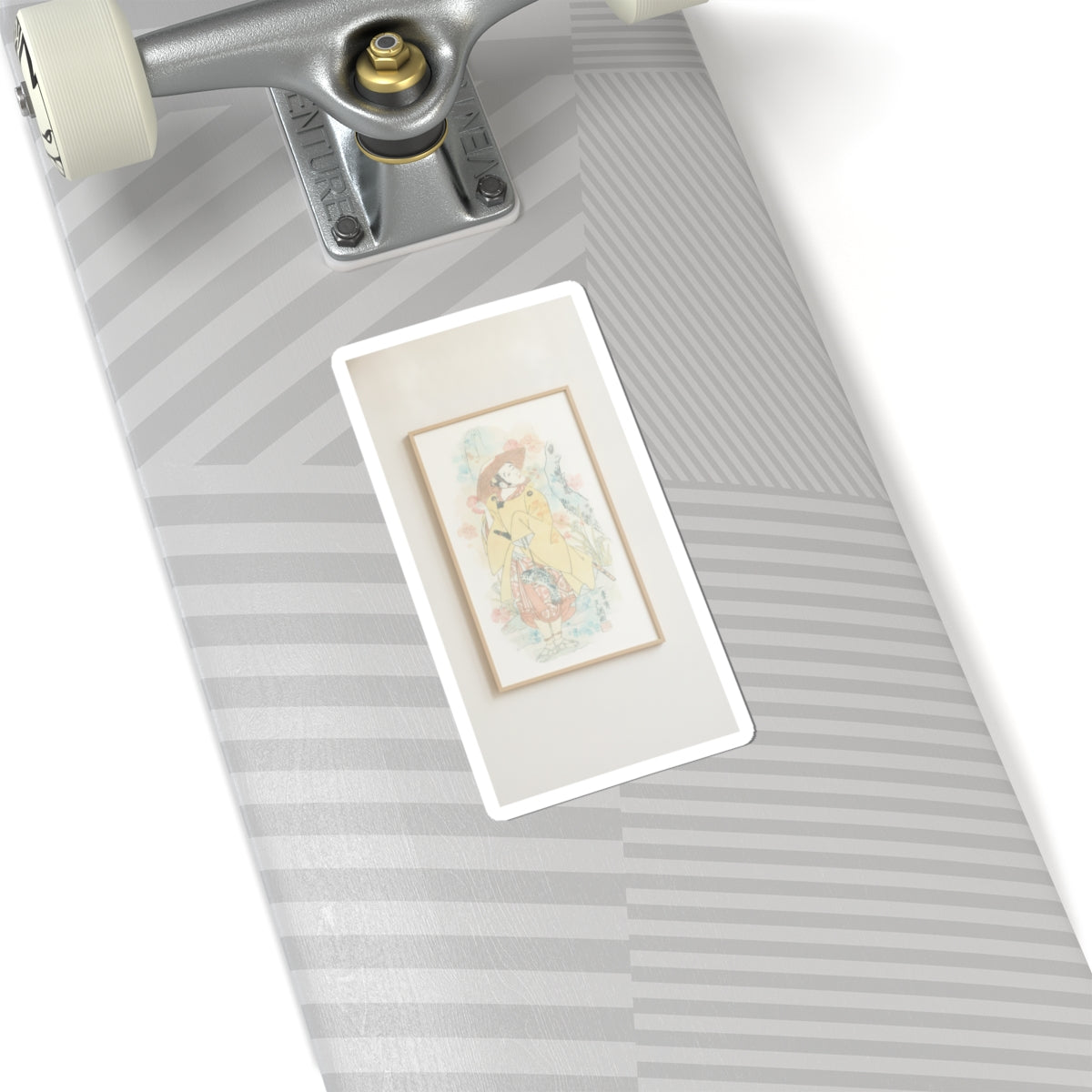 Watercolor — Arashi Otohachi I — Kiss-Cut Sticker