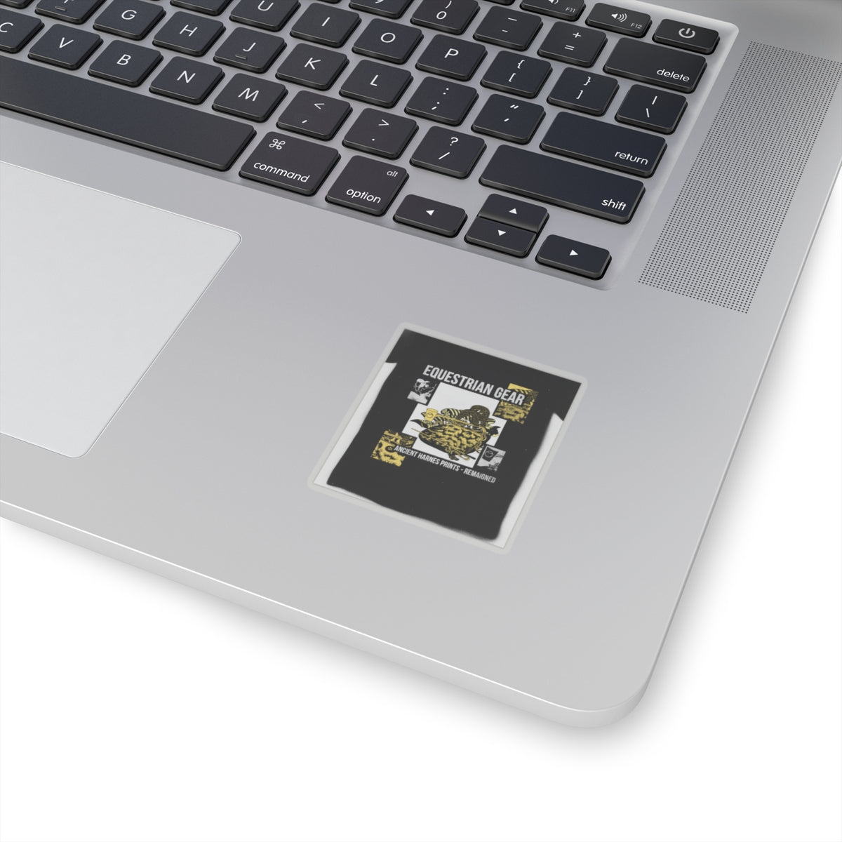 Streetwear Collage — Saddle, Horse-Dipper And Other Harness — Kiss-Cut Sticker