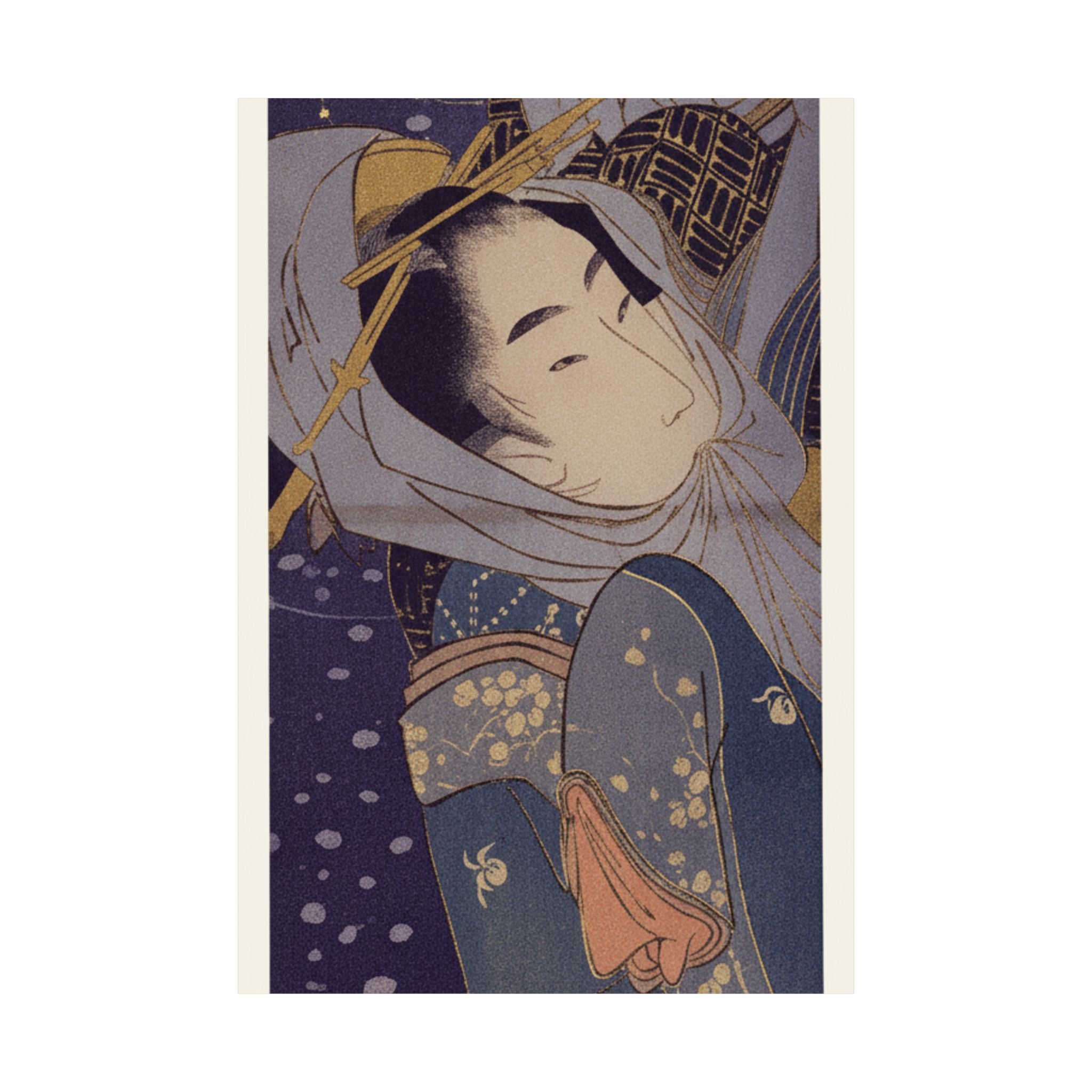 Celestial — Girl And Lover In Snow — Matte Poster