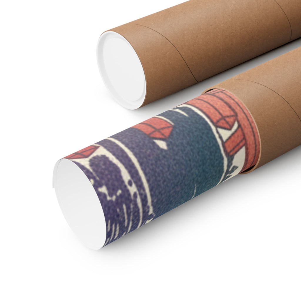Affirmation — History Of Kamakura: Building Tsurugaoka Hachiman Shrine — Matte Poster