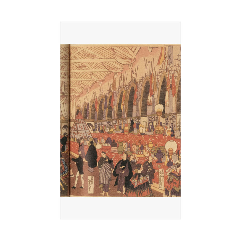 Southern Sunset — Picture Of A Prosperous English Trading Firm In Yokohama — Matte Poster