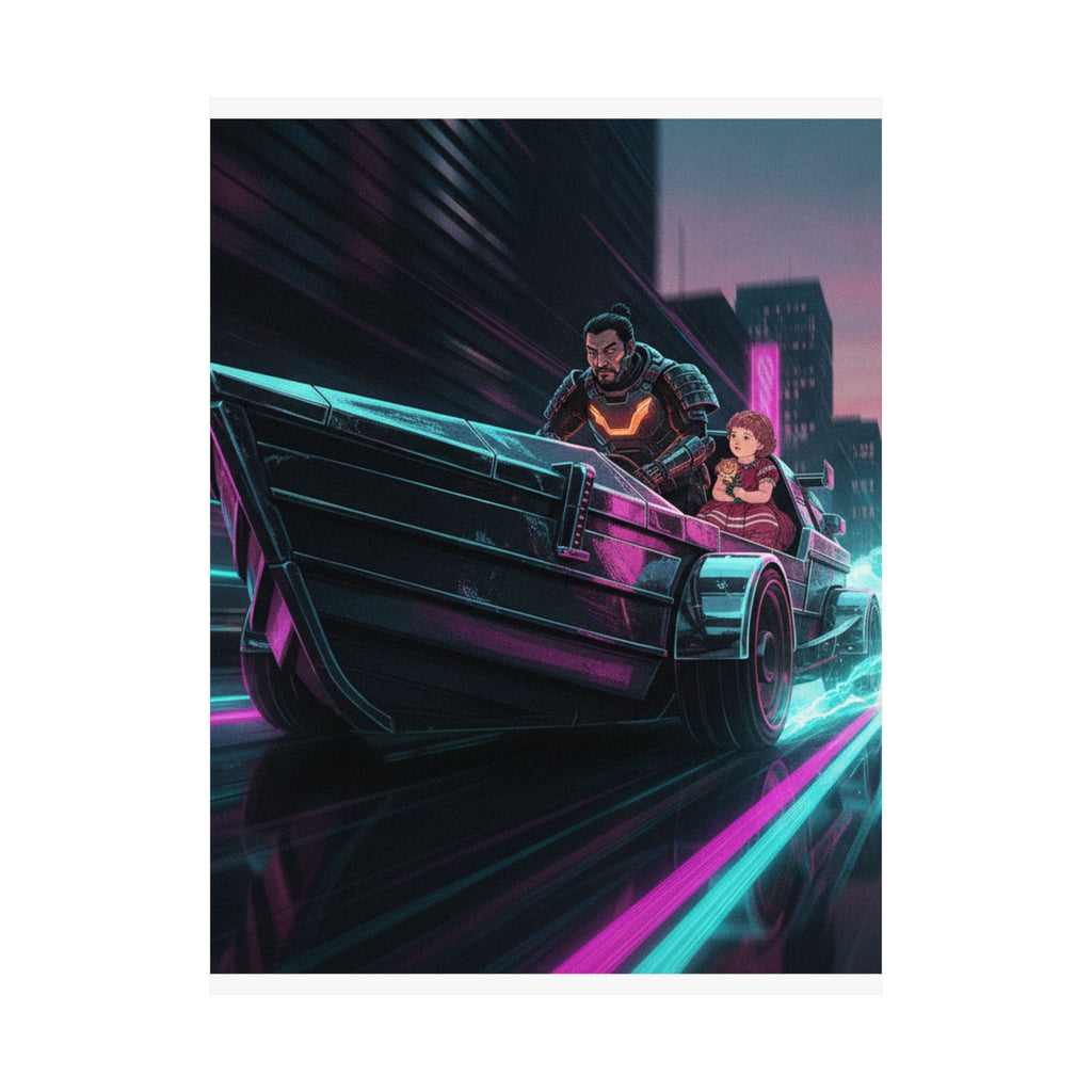 Fast Furious — 'Black Ship' (Kurofune), Illustration From Bugei Kurabu (Literary Club) — Matte Poster
