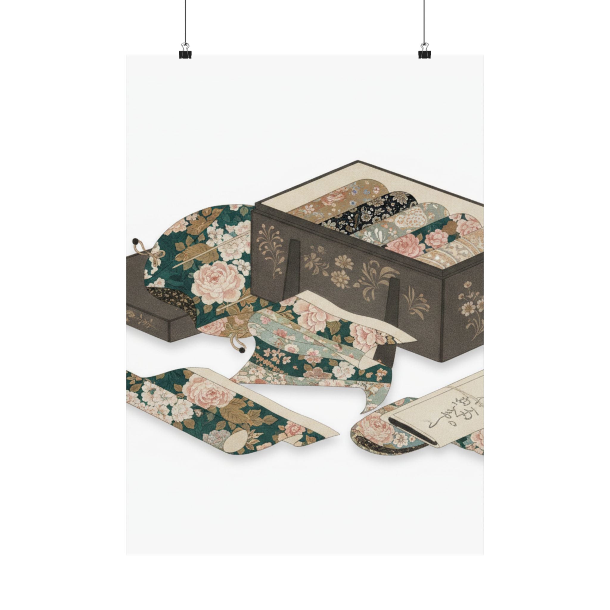 Ecommerce Main — Box With Draperies — Matte Poster