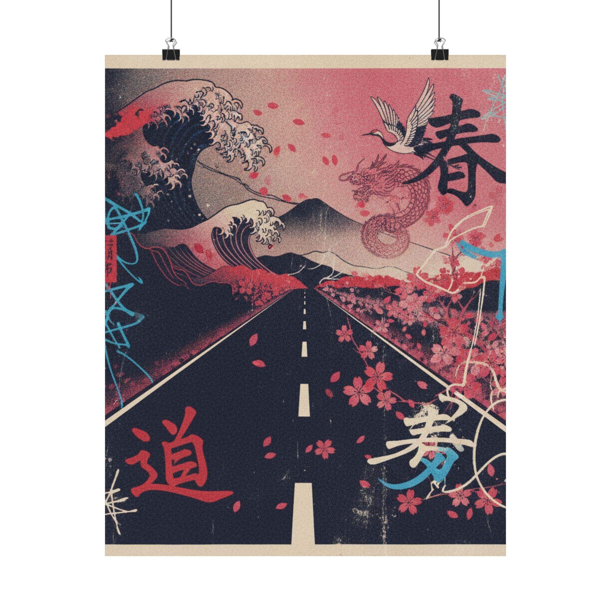 Japanese Street art print — product view 3
