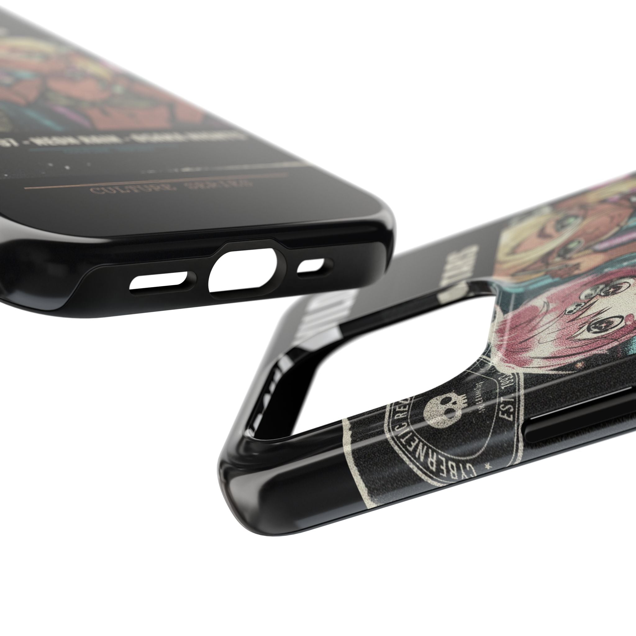 Neon Rain Osaka Nights Anime Tour Poster Phone Case