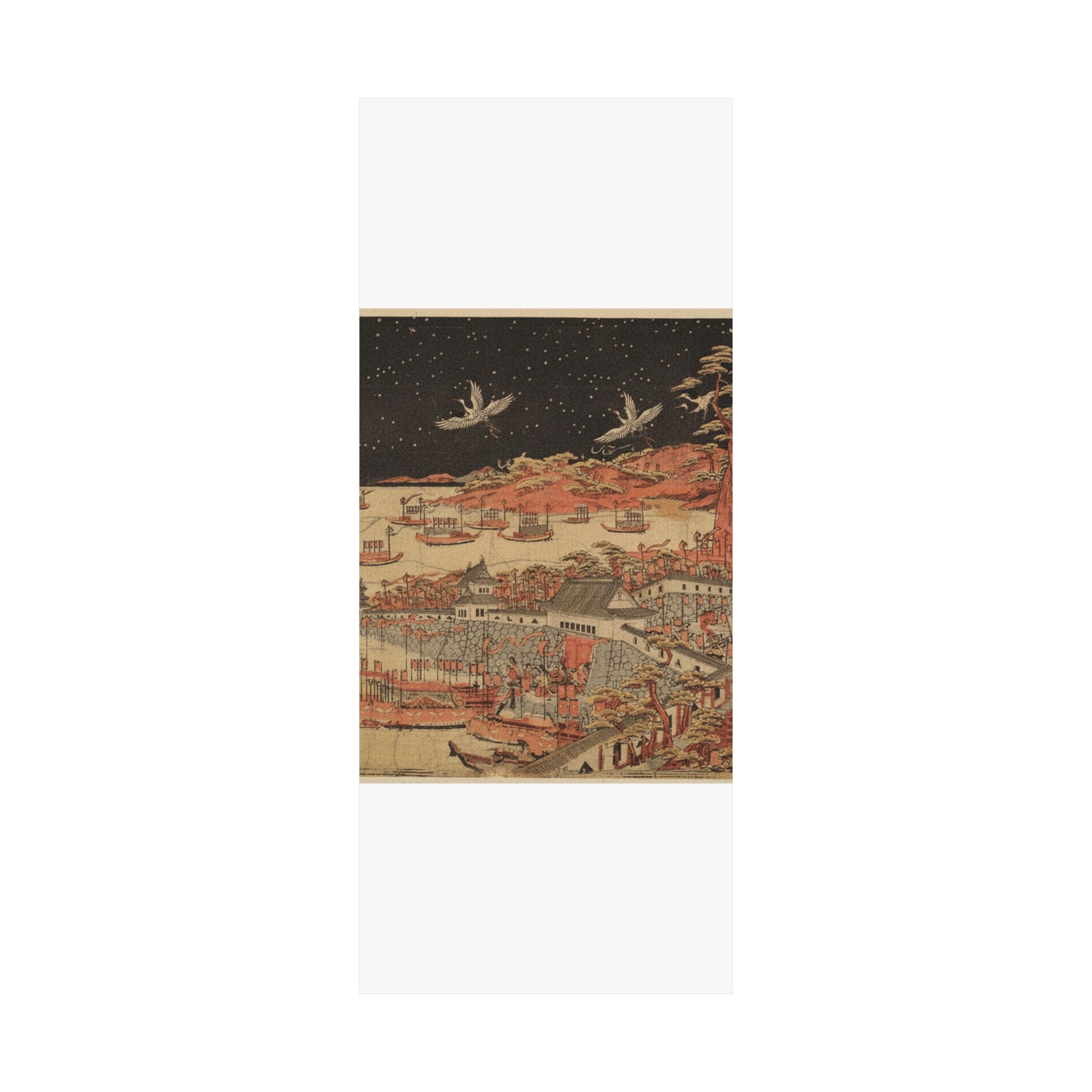 Japanese Street — Battle Of Ichi–No–Tani, March 21, 1184 — Matte Poster