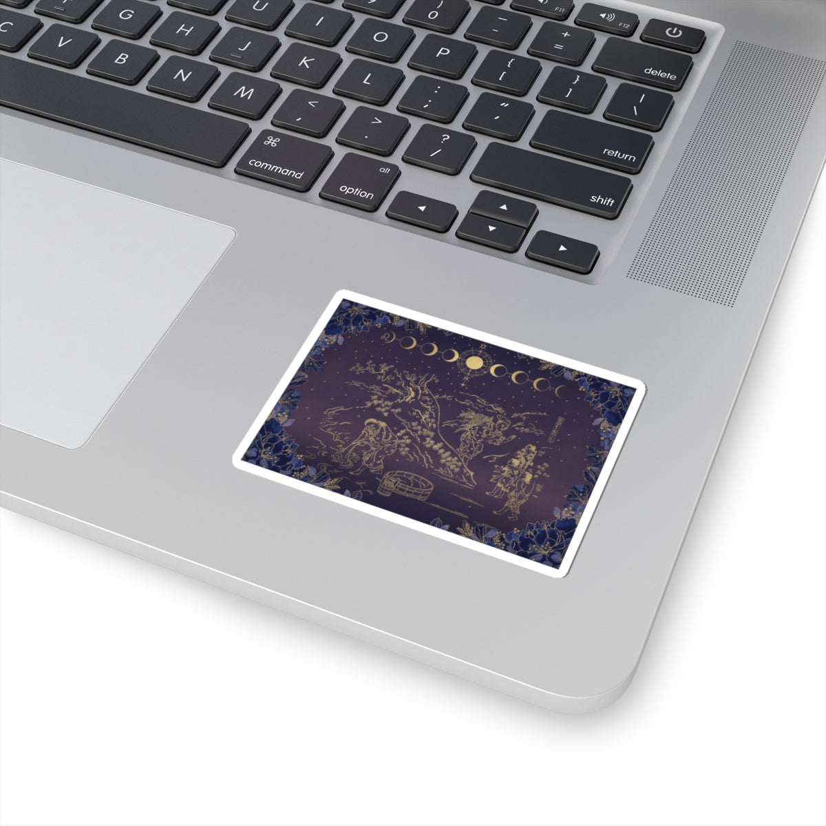Celestial — Fagot–Gatherer Finds Boy With Sparrow — Kiss-Cut Sticker