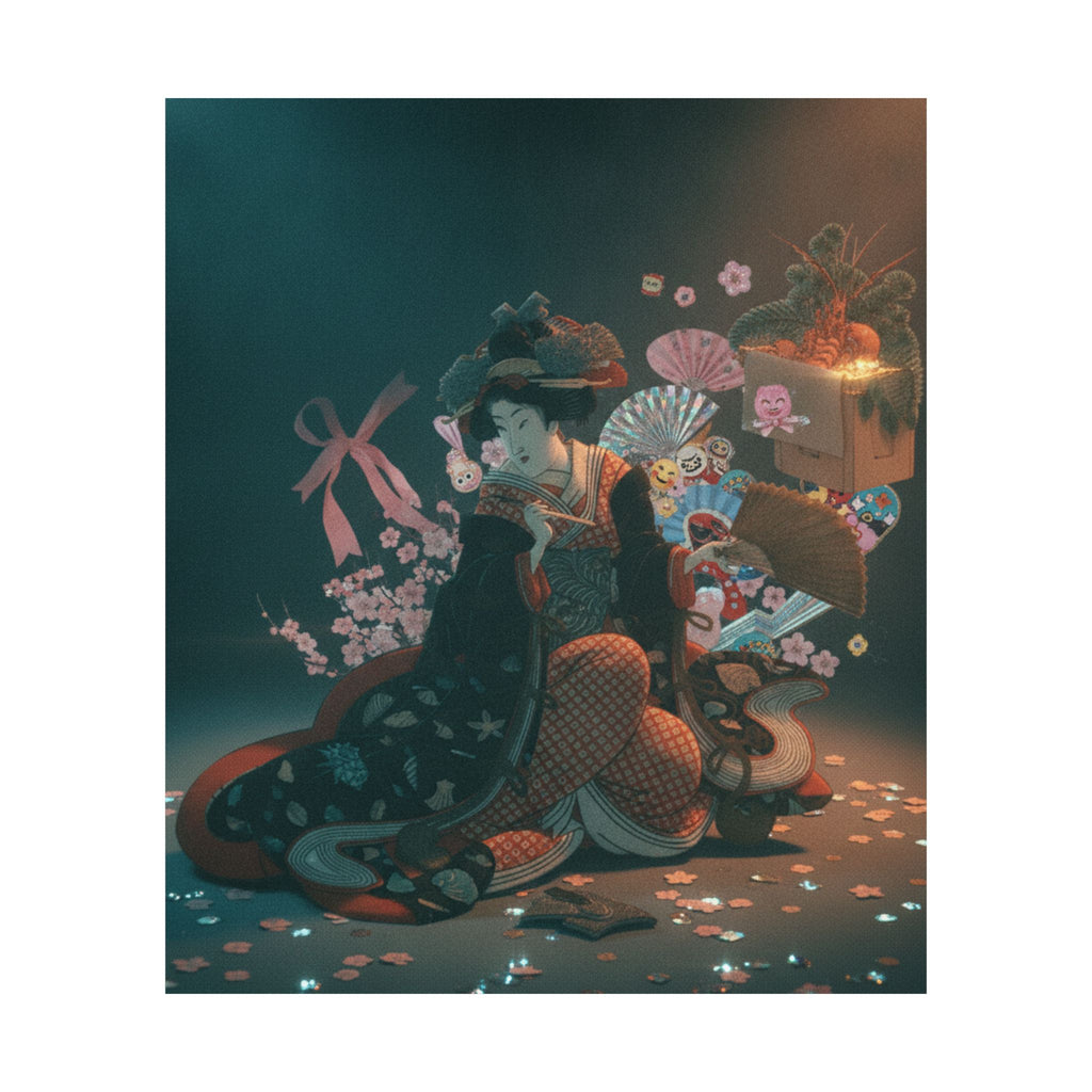 Cinematic — Courtesan And New Year Decoration — Matte Poster