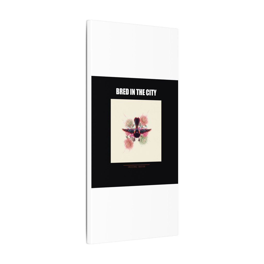 BRED IN THE CITY Flying Bird & Roses Matte Canvas