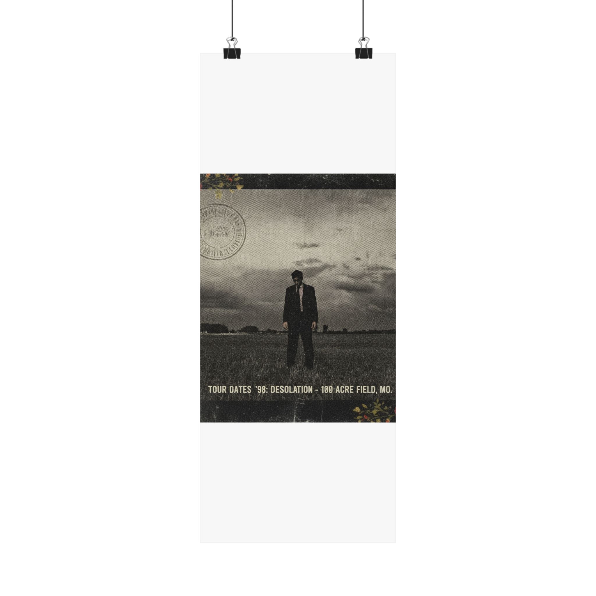 Desolation '98 Tour Vintage Bootleg Field Poster