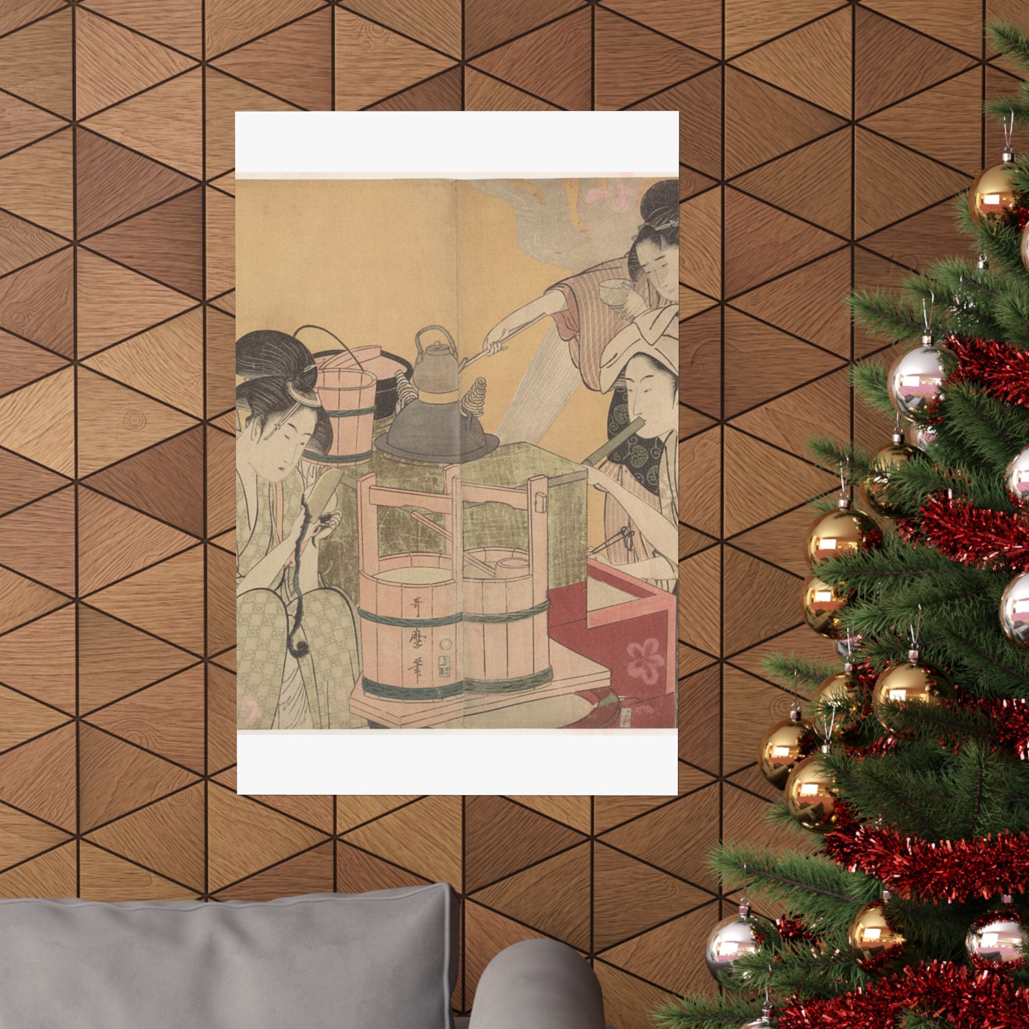 Southern Sunset — Kitchen Scene — Matte Poster