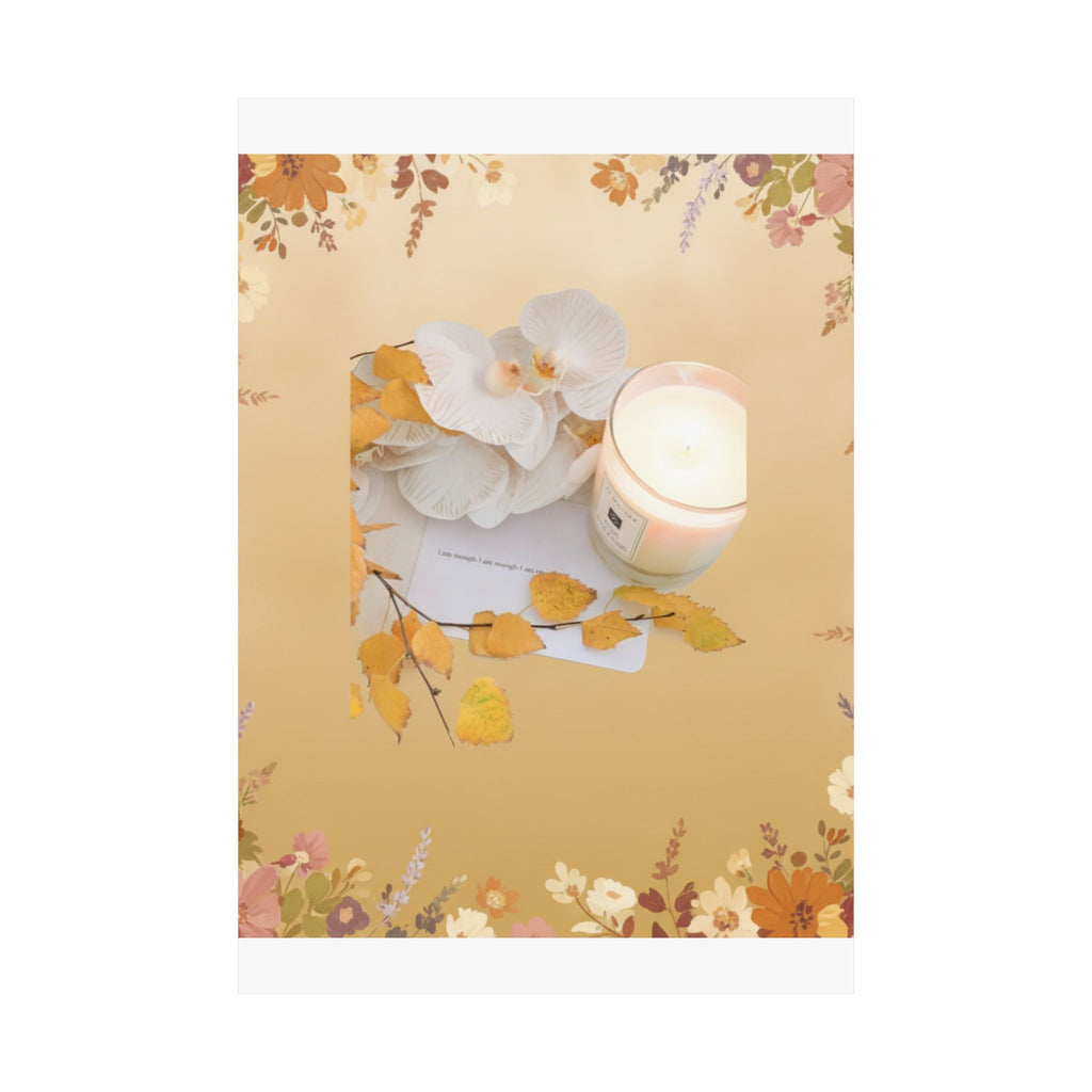 Affirmation — Candle — Matte Poster