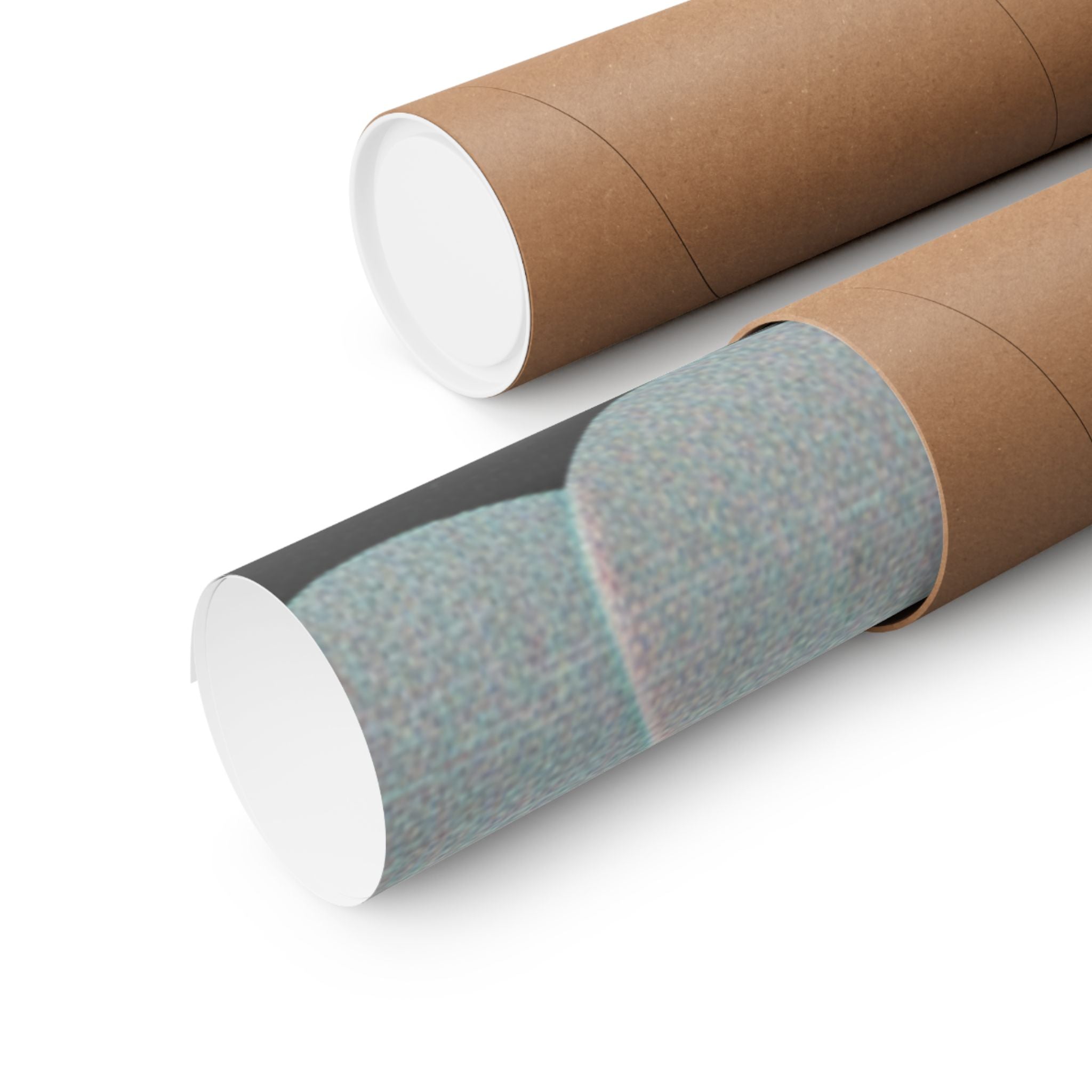 Glitch Culture — Rolls Of Cloth, Cotton And Yarn — Matte Poster