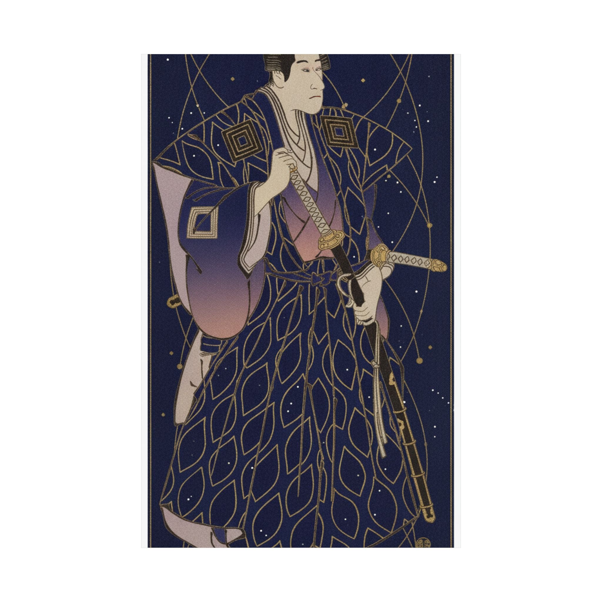 Celestial — Ichikawa Danjuro Vi As Funa Bansaku,Son Of Fuwa Banzayemon — Matte Poster