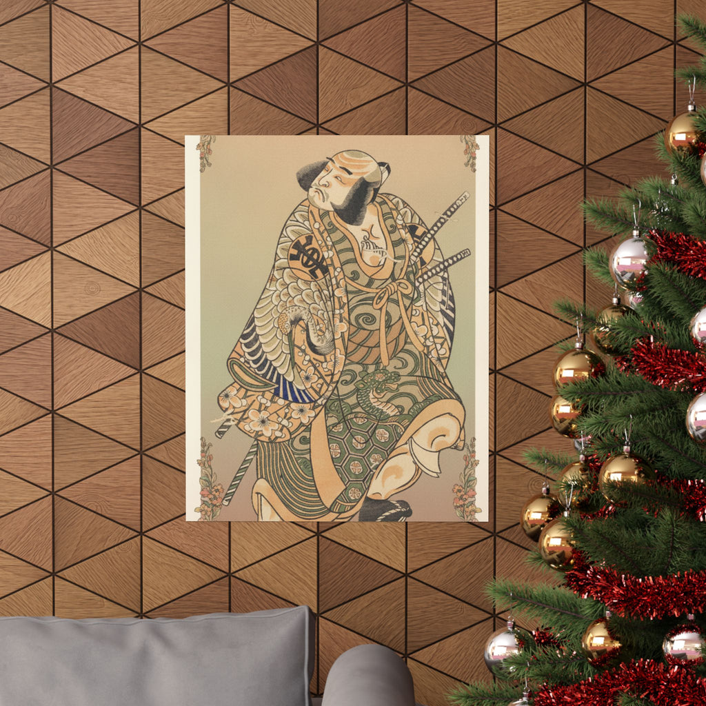 Affirmation — The Actor Nakamura Nakazo As A Warrior — Matte Poster
