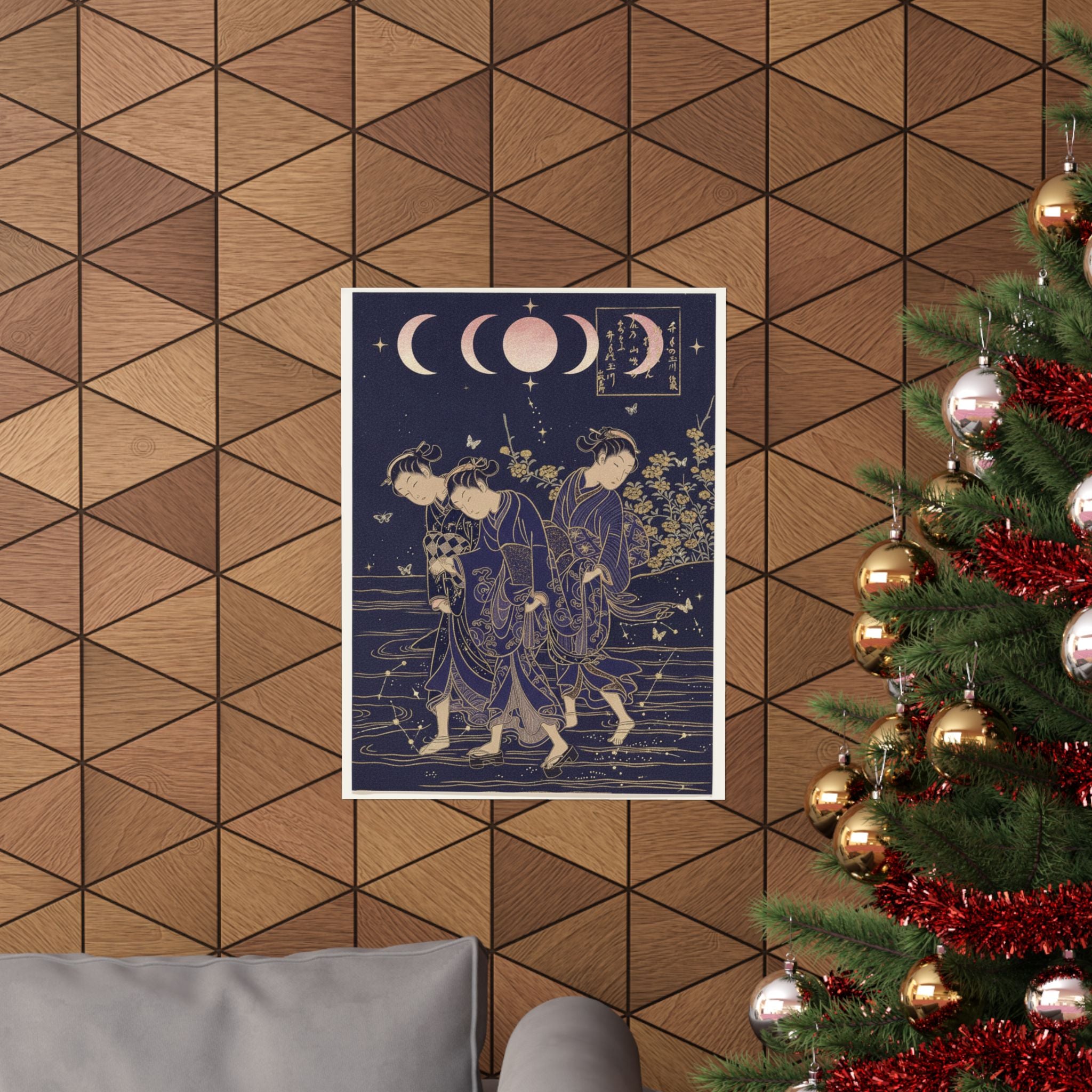 Celestial — The Tama River At Ide, Yamashiro Province — Matte Poster