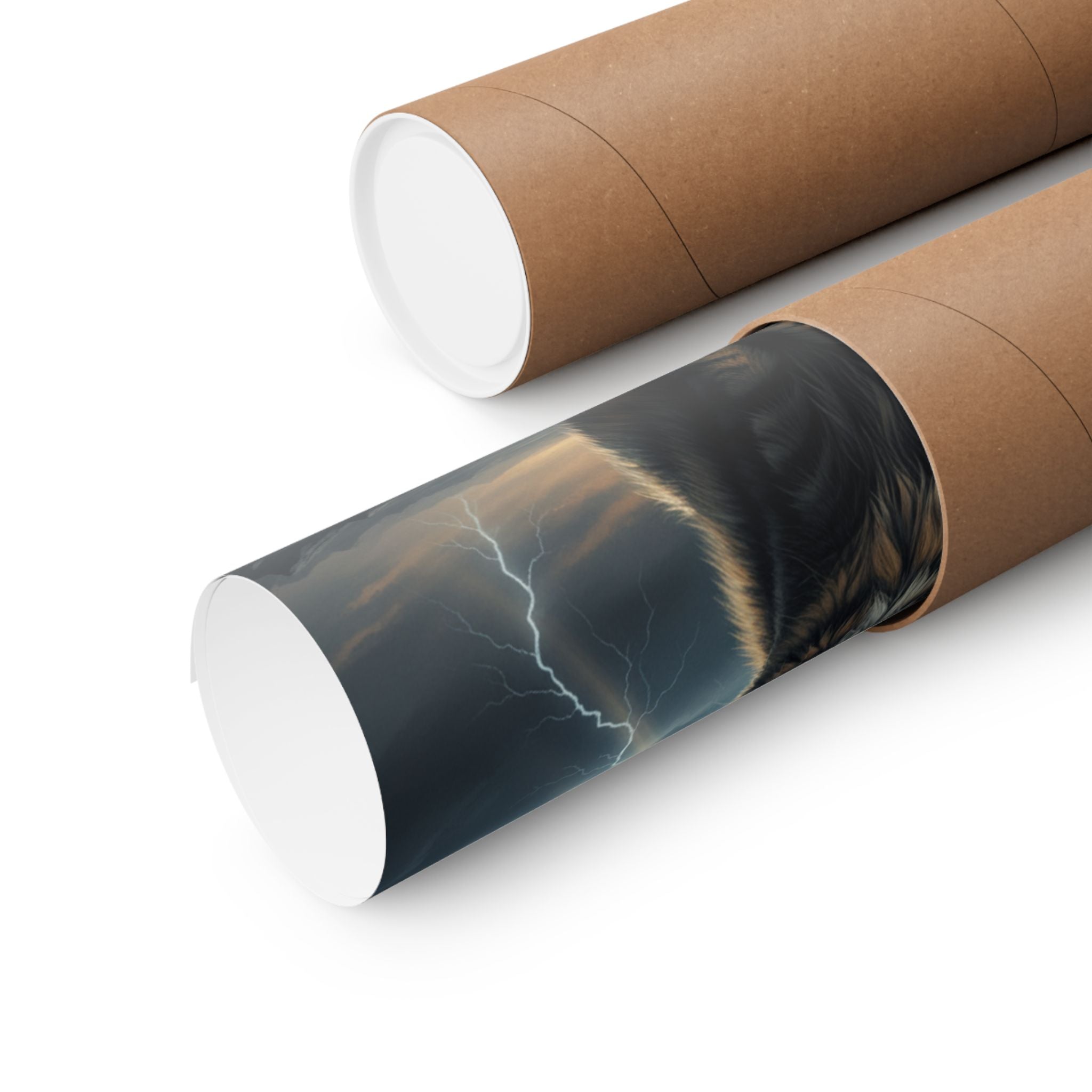 Dramatic Storm — Cat — Matte Poster