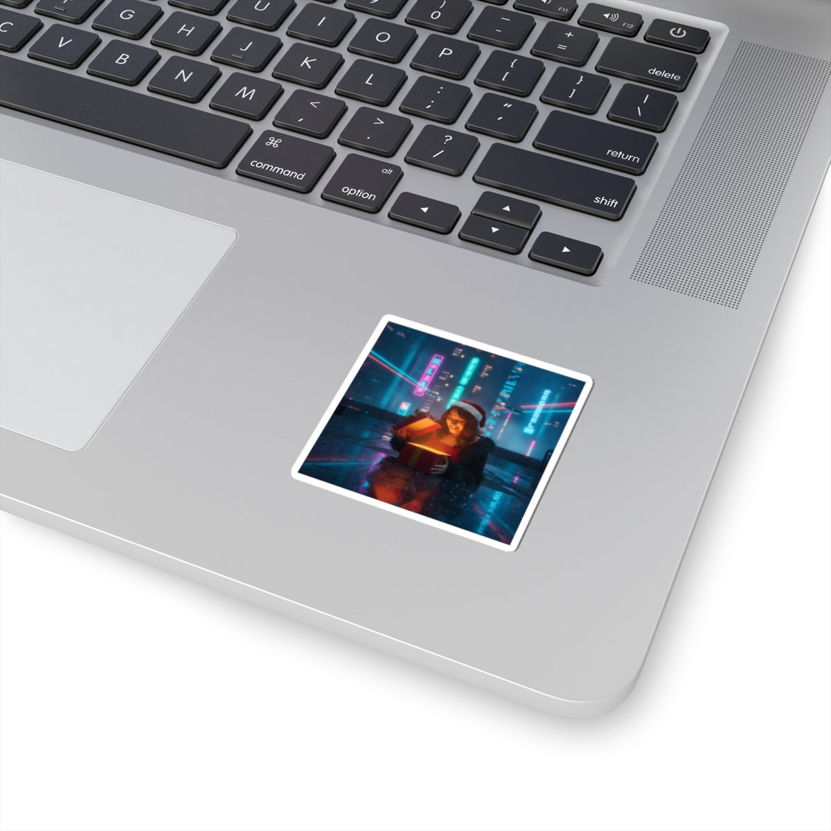 Neon Noir — Person — Kiss-Cut Sticker