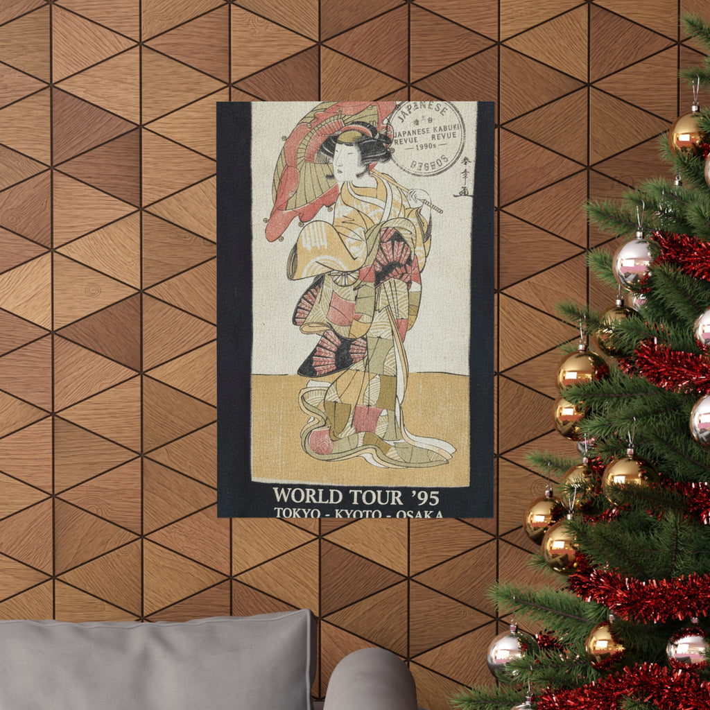 Vintage Bootleg — The First Nakamura Tomijuro As A Woman Dancer — Matte Poster